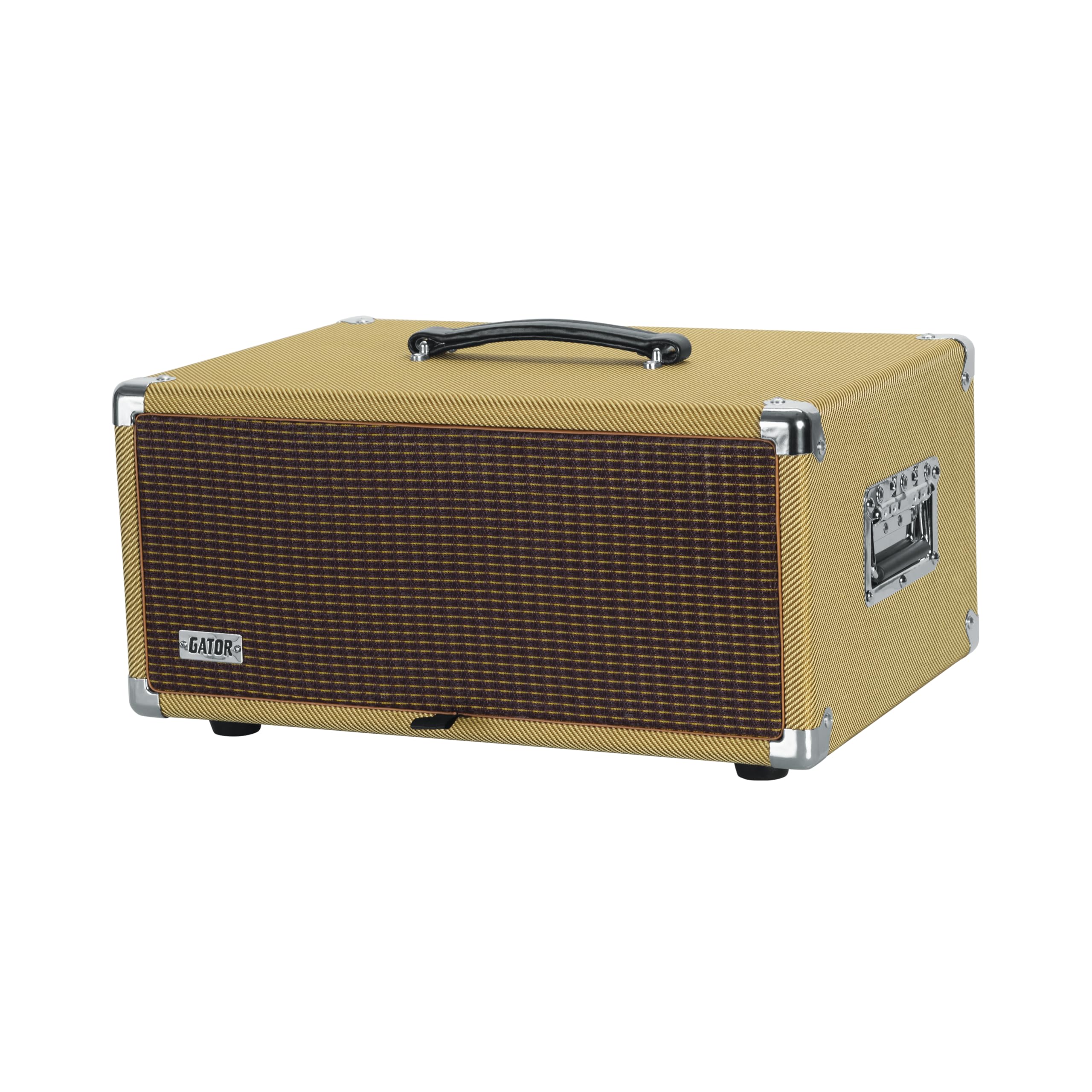 

GATOR Rack Case Vintage Amp Style Retro Rack Series 4U Tweed GR-RETRORACK-4TW (Mounting screws/washers included) []