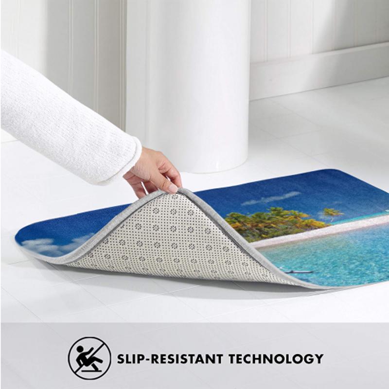 Buy Modern Rug Gripper Soft Door Mat AntiSlip Flannel Carpets for