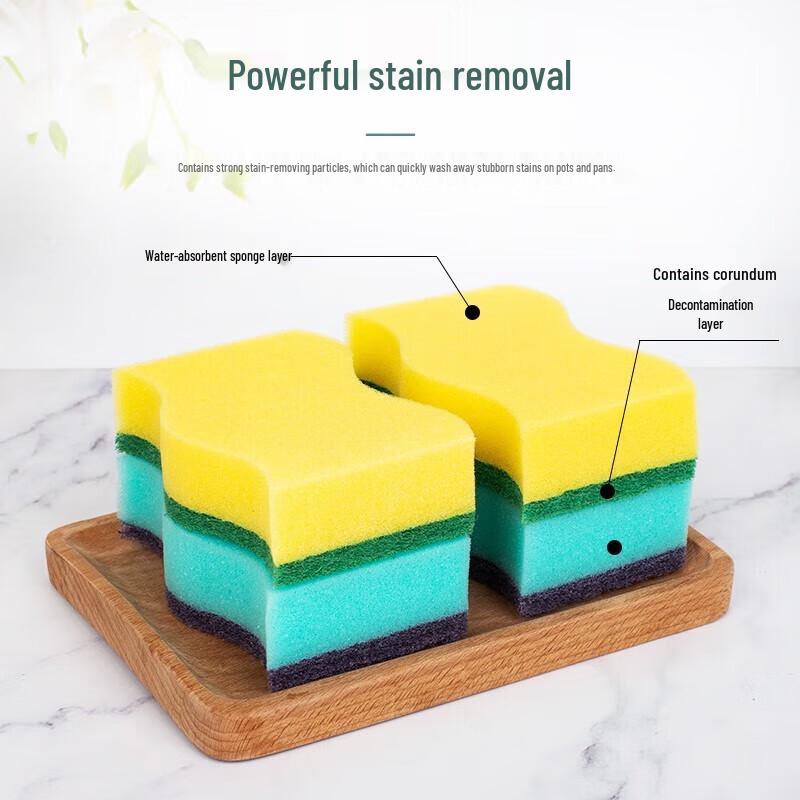 Miaojie Durable Dishwashing Sponge Scrubber