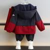 Boys Reversible Double Sided Fleece Lined Casual Outdoor Windbreaker Jacket