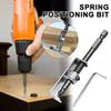 Spring-Loaded Screw Holder Screwdriver Bit with Anti-Drop Clamp, Single-Handed Operation & Ergonomic Locking Mechanism
