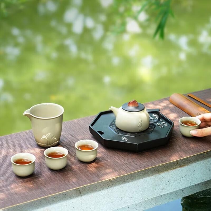 Lubao Chibi Fu Ceramic Tea Set Gift Box
