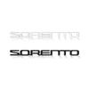 3D ABS SORENTO Letter Logo Rear Bumper Tail Trunk Sticker Car Styling For KIA Sorento 2004-2020 2021 Auto Accessories