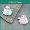 Fashion Cartoon New Sloth Enamel Pin Animal Badge Brooch Mint Green Lapel Pin