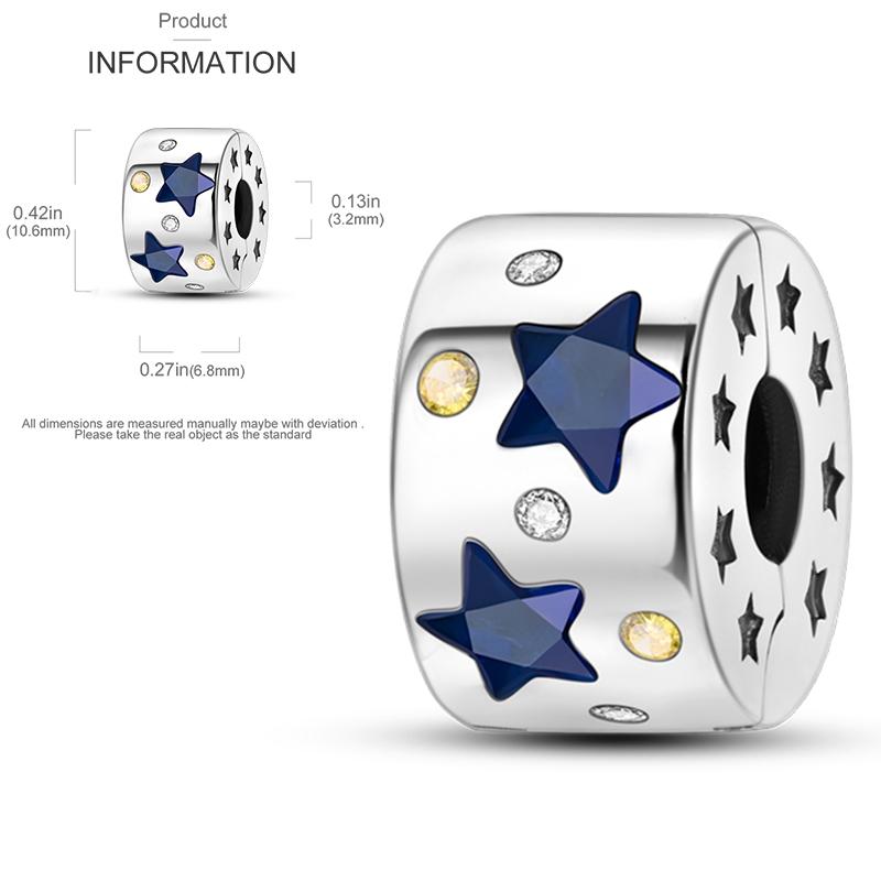 Charms Bead Copper Starlit Sky Moon Sun Earth Universe Charm Fit Bangle Bracelet Necklace Diy Jewelry