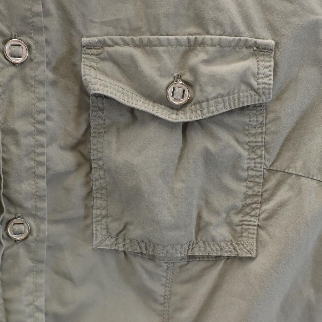 Moncler Made In Hungary Long Sleeve Cotton Shirt S Beige Women Used