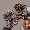 Vintage Leopard Print Hair Accessories Bow Premium Hair Clips Sweet Daily Headwear Women Trendy Hair Clips Hair Volume Clip