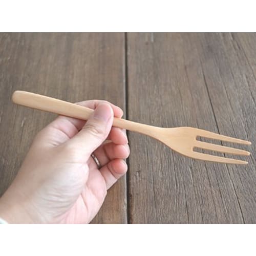 Tableware East Wooden Pasta Fork, Natural, 18.9 x 3.2 x 1.1 cm (wh-K2-3005-0)
