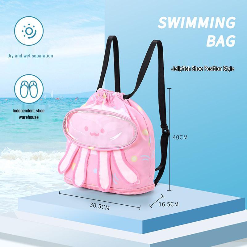 Wasserdichte Nass-/Trocken-Badetasche: Strand- & Sportrucksack für Kinder & Erwachsene