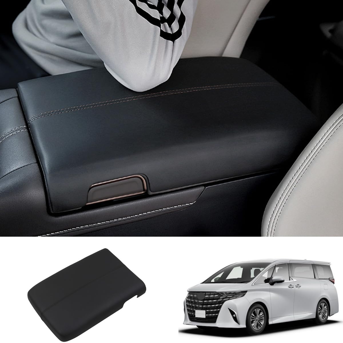 

solaay New Toyota Alphard 40 Series Armrest Cover 2024 Exclusive Design, Armrest Protection Cover, Afrofad 40 series ABS material