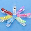 50 Pieces Sewing Clips Plastic Clamps Fabric Quilting Crafting Crocheting Knitting Paper Binding Clips Sewing Clothespins