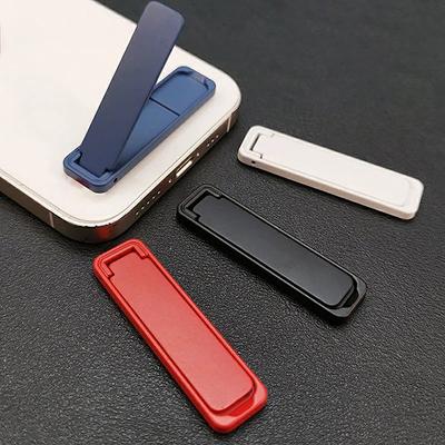 Ultra-Thin Mini Holder Metal Folding Mobile Phone Bracket Back Sticker Invisible Cellphone Desktop Support Phone Stand