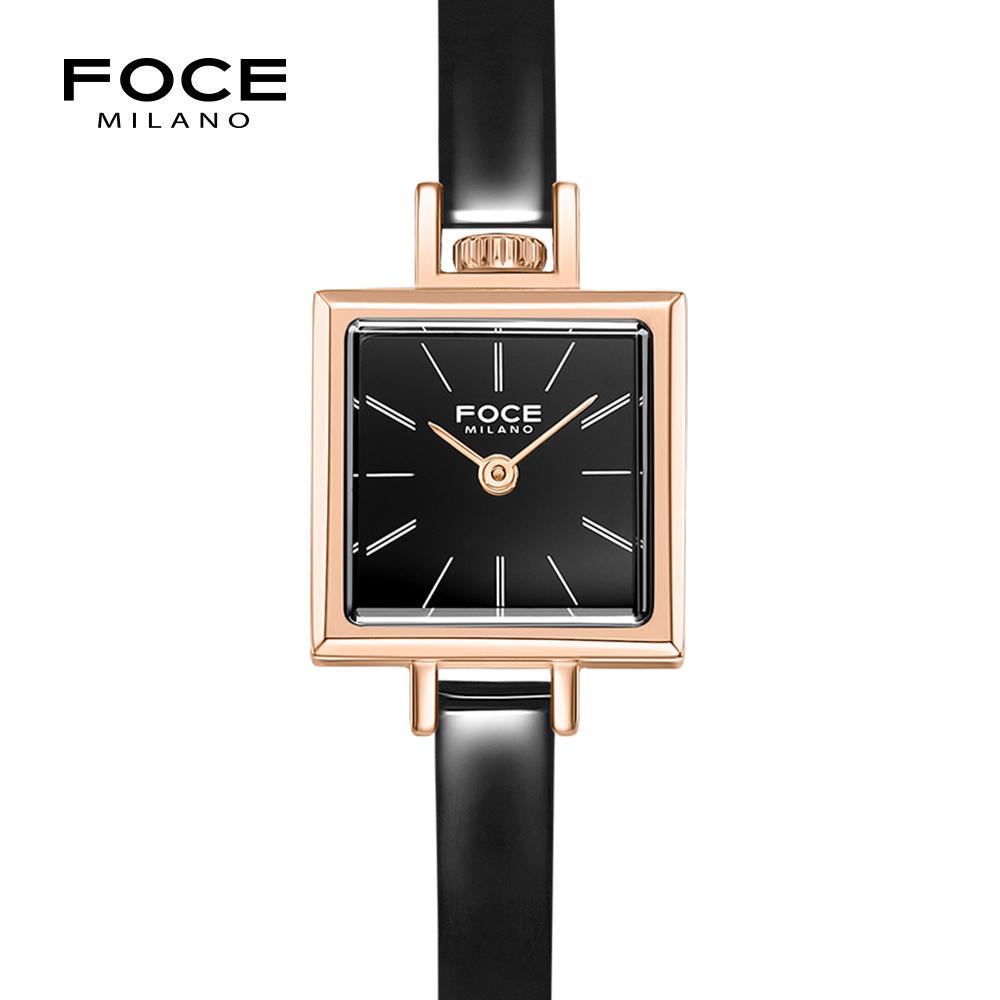 Pocheleidi 19.5Mm Women'S Square Leather Watch Fm1913L-Rg