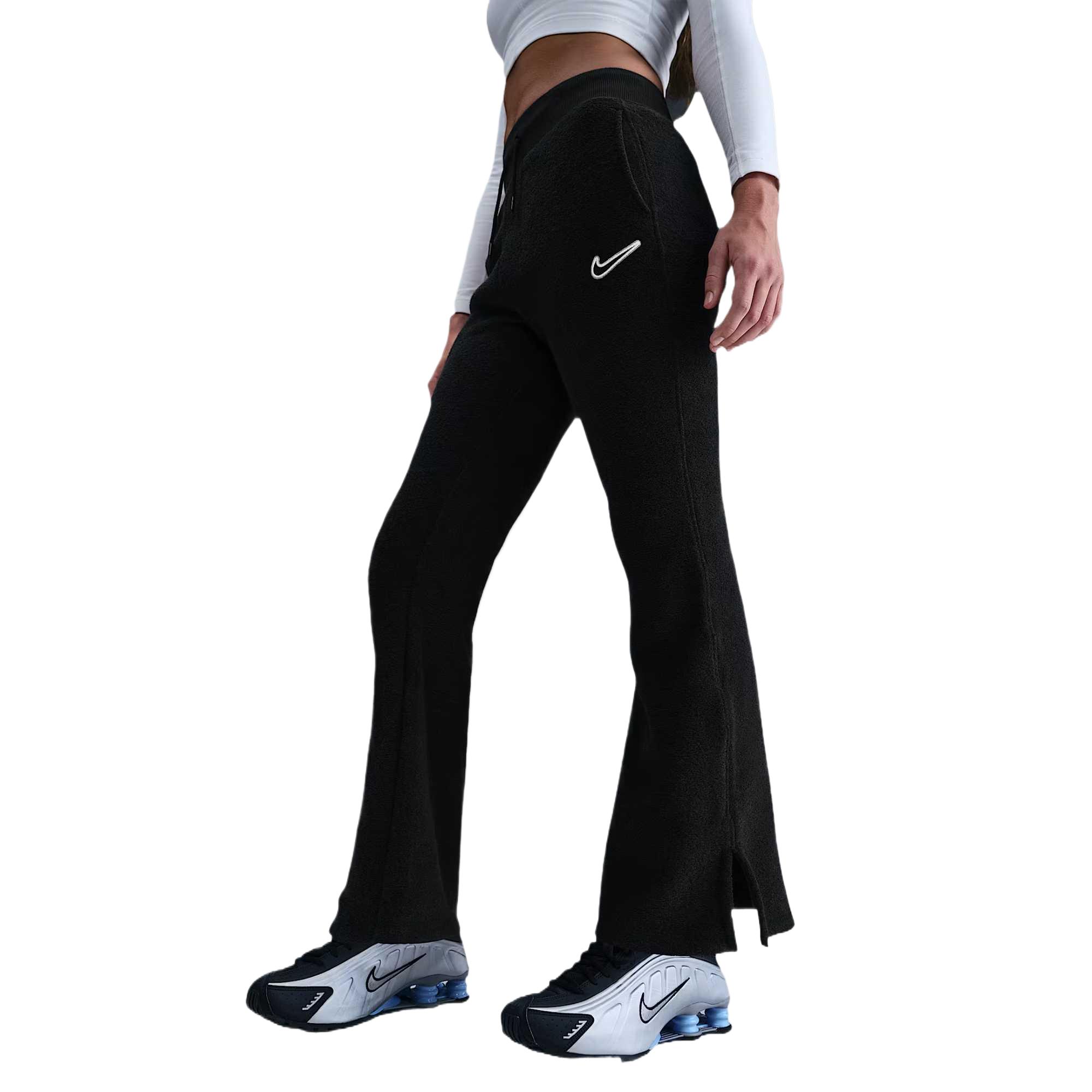 

Nike Спортивная одежда Однотонные расклешенные удобные брюки Детские брюки HV0407-010 XS