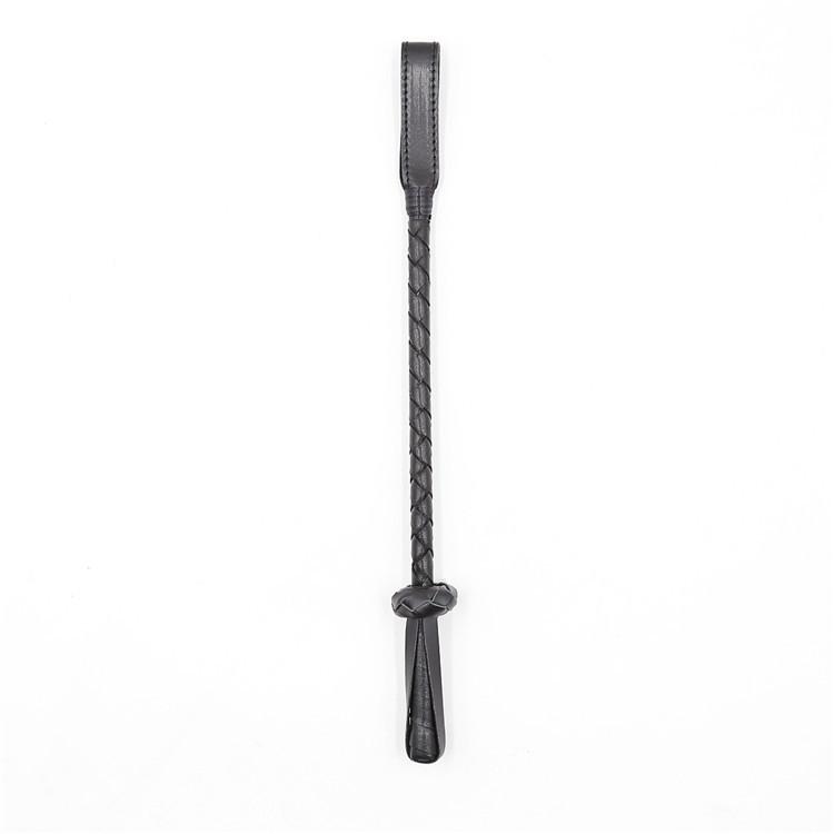 56cm PU Leather Riding Crop Whip - Fetish Sex Toy for SM Spanking Bondage Adult Game for Women