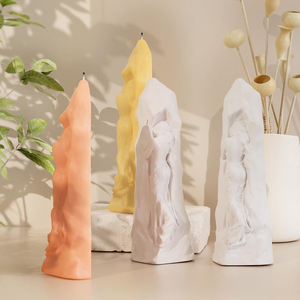 DIY Duftgips Mutter Skulptur Kerzenform - Abstrakte Silikonornamentform