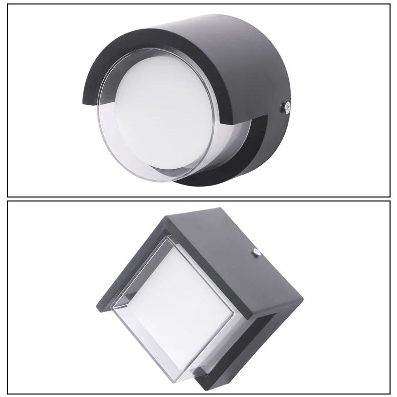 LED Wall Lamp Lighting 12W Warm White for Indoor Outdoor Home Decoration Light