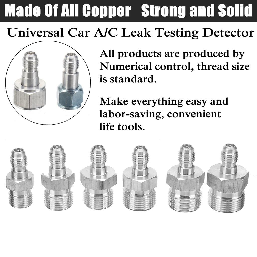 Auto Air Conditioning Leak Detector Detection Tools Silver A/C System Repair Kit Leak Tools Kit for Truck/Car