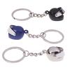 1X Creative Motorcycle Bicycle Helmet Key Chain Ring Keychain Keyring Key Fob