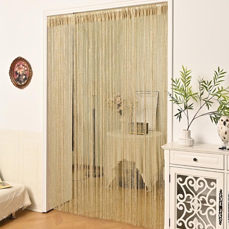 Modern Line Window Net Curtain Against Culicid Plan Thin Polyester Substance Simple Home Improve