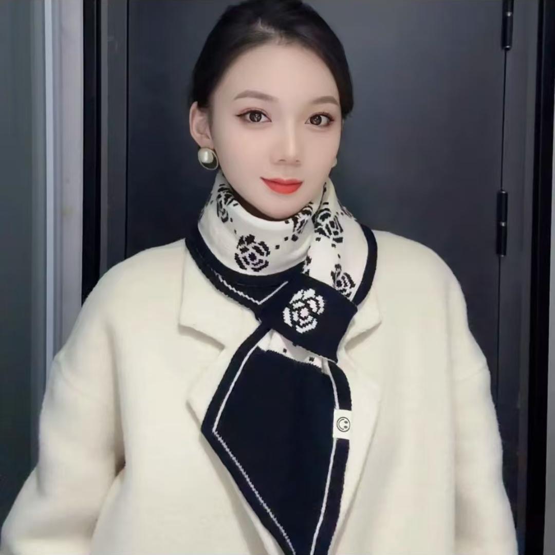 

Жіноча тепла шаль високого класу в корейському стилі - Модний товстий шарф Осінь/Зима 2025