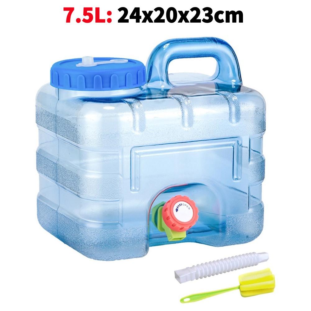 3L Portable Water Container Multifunction Water Storage Carrier Leakproof Water Storage Container for Hiking Self-Driving Tour