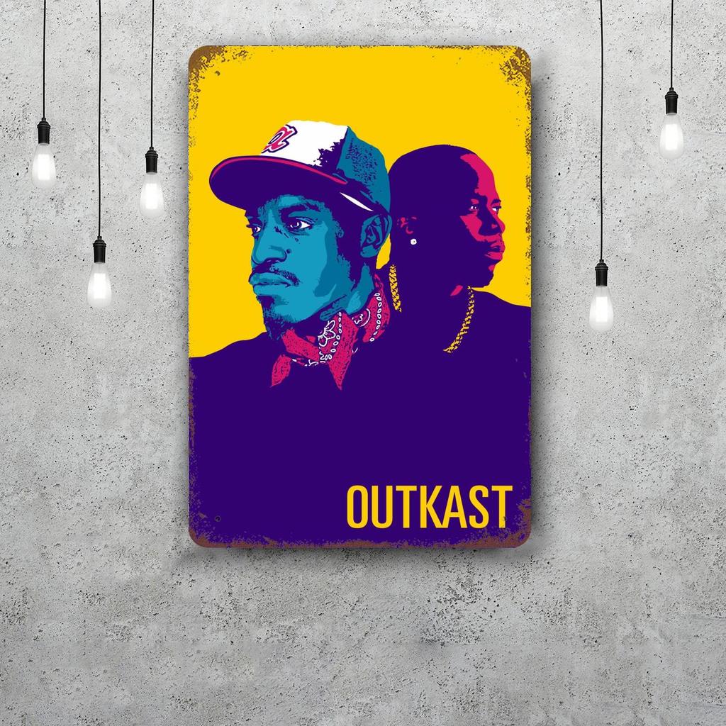 Outkast stankonia Metalowe Znaki dekoracja ścienna Vintage Blaszane Znaki Kapitan Metalowy Plakat Dekoracja do Baru Pubu Klubu Dekoracja Ścienna