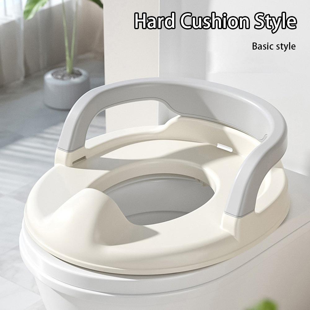 

1 шт. с мягкой ручкой Детский горшок-мат Домашний большой Детский сиденье для унитаза Помогающий Портативный со спинкой Тренажер для туалета