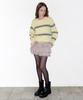 SINOON Sn Stripe Ruffle Pullover (Yellow)