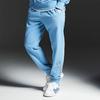 New MLB Paisley Knitted Sweatpants Unisex Blue 3APTI0126-07BLL