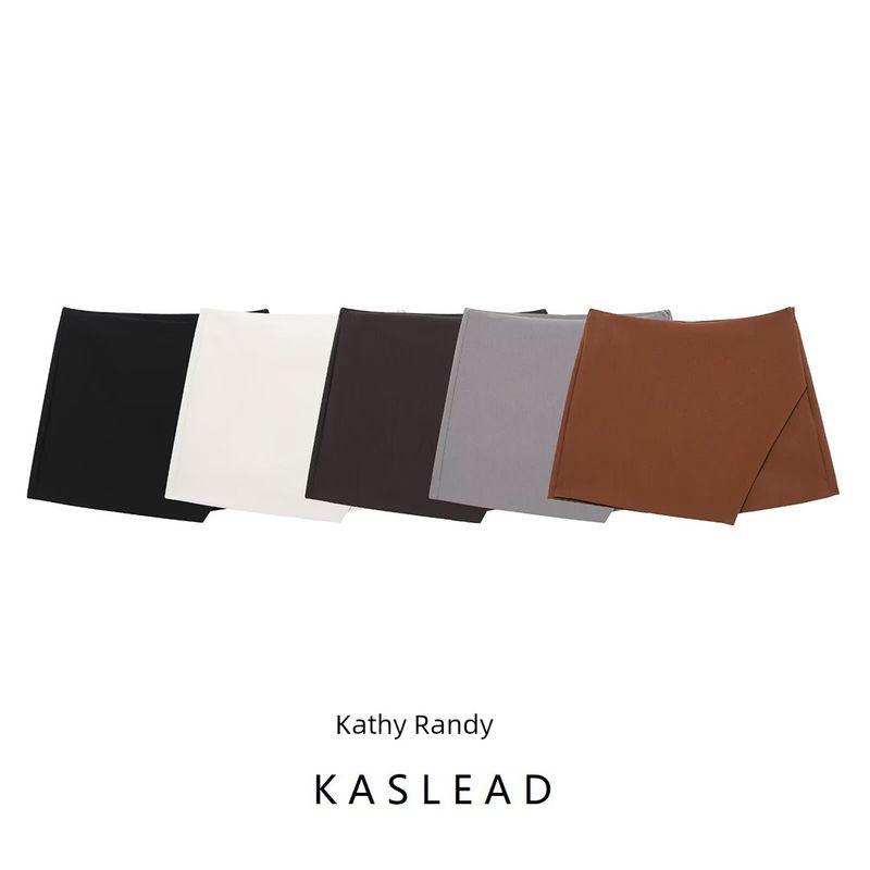 Kaslead New Arrival Women's Clothing Fashion Style Fashion Multi-Color Selection Asymmetric Minimalist All-Match Pantskirt 3152532
