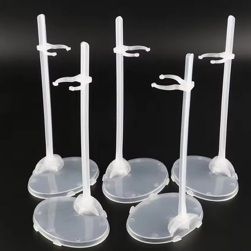 10-100Pcs Transparent Stand Support For Dolls