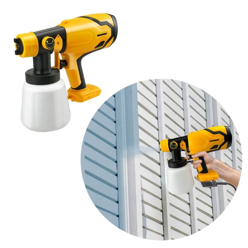 Paint Sprayer HVLP Sprays Guns with Nozzles and 3 Patterns for Furniture Cabinets Fence Wall Door Garden Chairs