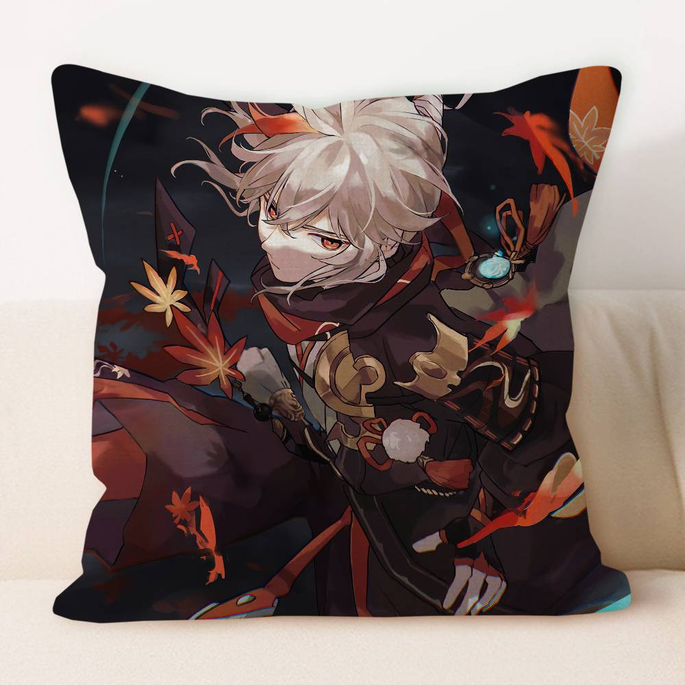 

Kaedehara Kazuha Cushion Cover Decorative Pillow Sofa Home Decor Case Pillow Cases 12x12Inch