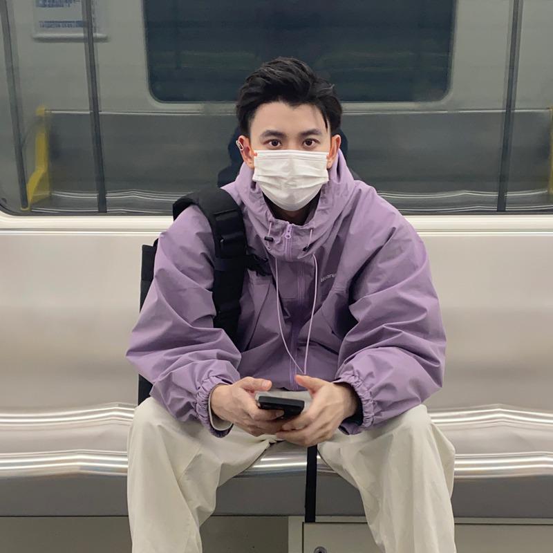 Men's American-Style Windproof & Waterproof Outdoor Jacket, Couple's Trendy Spring/Autumn Sportswear for Mountaineering