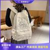 High-value Cartoon Backpack Women's New Casual Large-capacity Backpack Junior High School High School Student Schoolbag