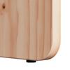 Coffee Table Set 2 pcs Natural Solid Pine Wood
