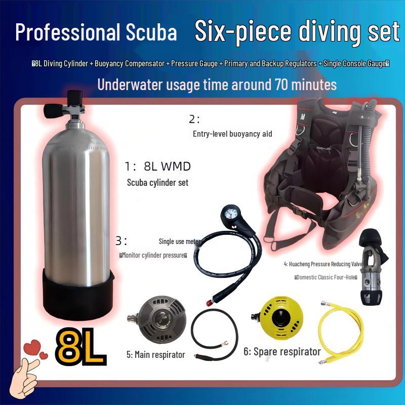 Scuba Diving Oxygen Tank & Emergency Gear