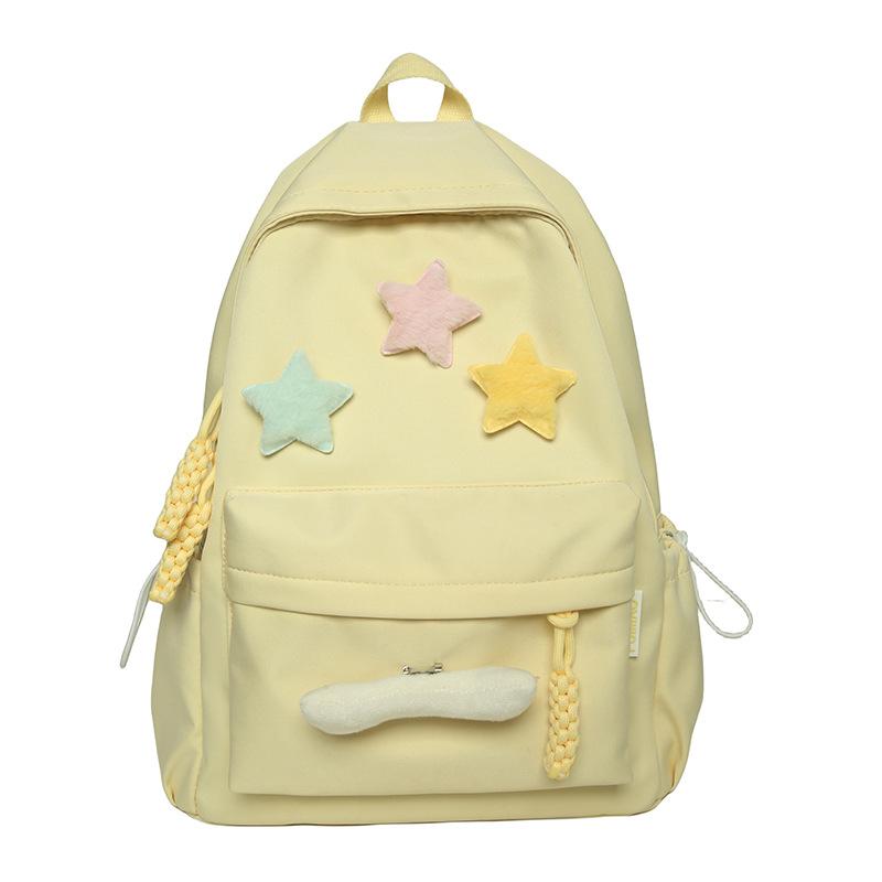 Schoolbag1011 new star bag ins wind cartoon accessories large capacity backpack fresh girl backpack cute tide