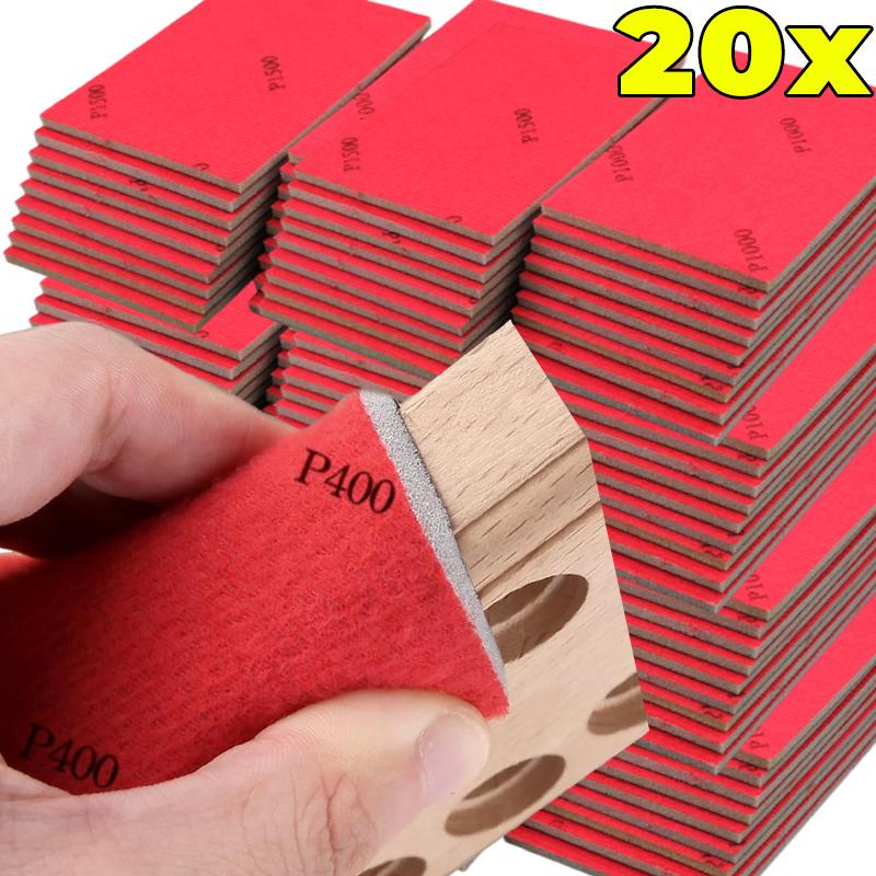 520Pcs Sandpaper Wet Dry Sanding Paper Furniture Sanding Fine Sandpaper Glass Ceramics Wood Manual Polishing Sanding Tools