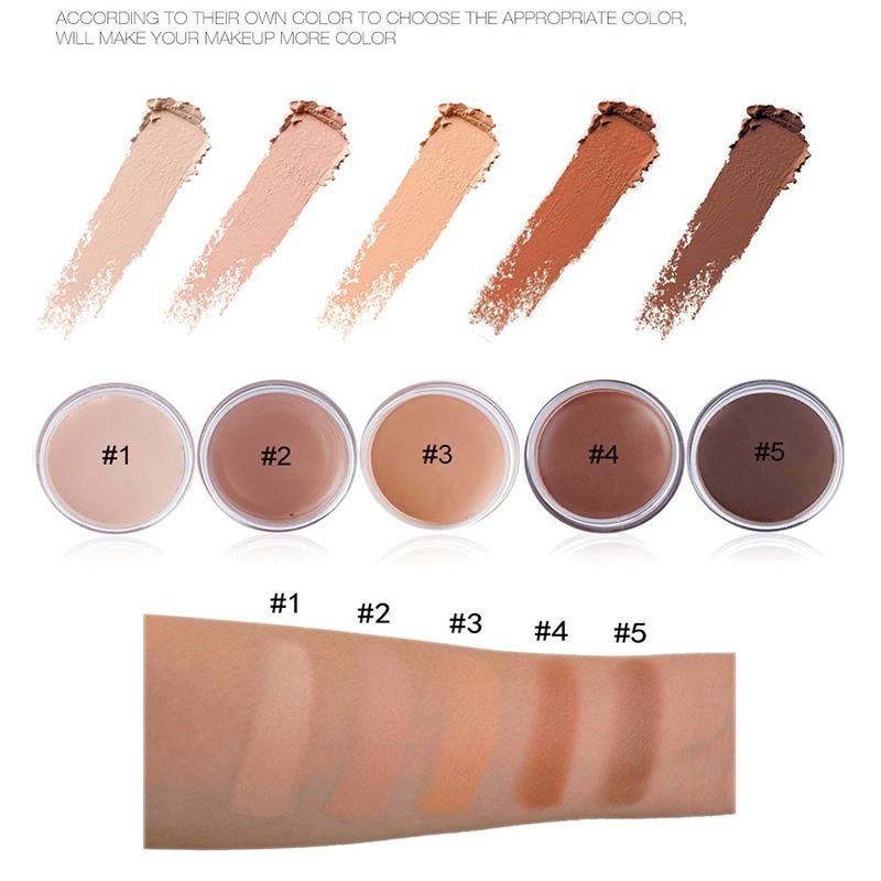 Popfeel Base Concealer Cream Face Cover Blemish Hide Dark Spot Blemish Eye Lip Contour Liquid Foundation