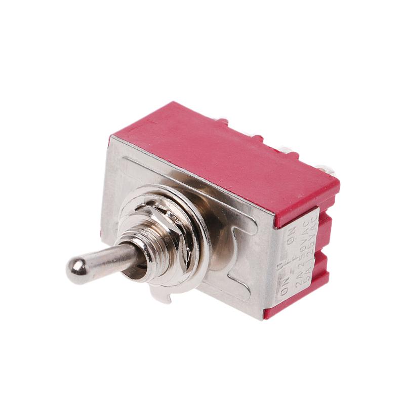 Buy MTS-403 On-Off-On Mini Miniature Toggle Switch 3 Position 4PDT ...