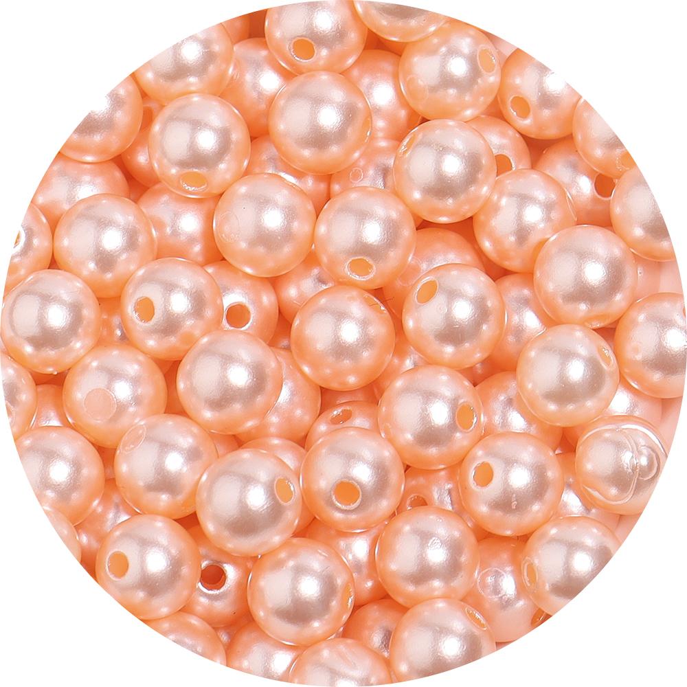 50-1000pcs/Lot 3/4/5/6/8/10/12mm Round Acrylic Plastic Beads ABS Imitation Pearl Beads Loose Spacer Bead For Jewelry Making