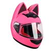 Electric Motorbike Helmet Female Cat Ear Full Helmet Summer Bluetooth Motorbike Full Helmet