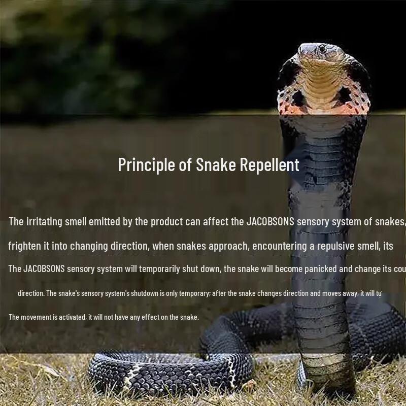 Potente Repelente de Serpientes en Polvo para Exteriores