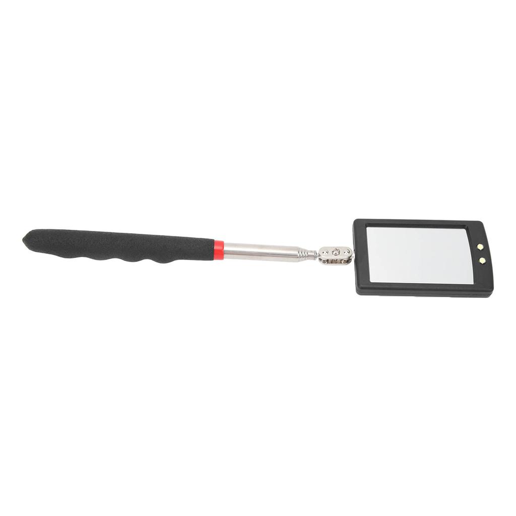 Telescopic Inspection Mirror LED Lighted 360 Degree Swivel for Automotive Mechanics Repair