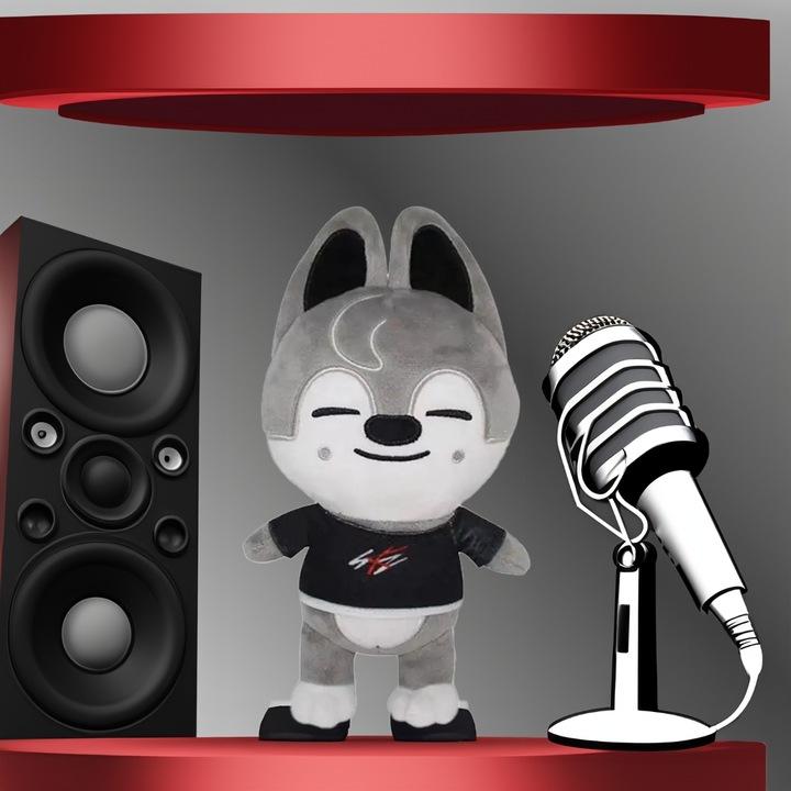 Skzoo Wolf Chan Maskotka Stray Kids Pluszak Wilk 25 Cm K-Pop Dla Fana