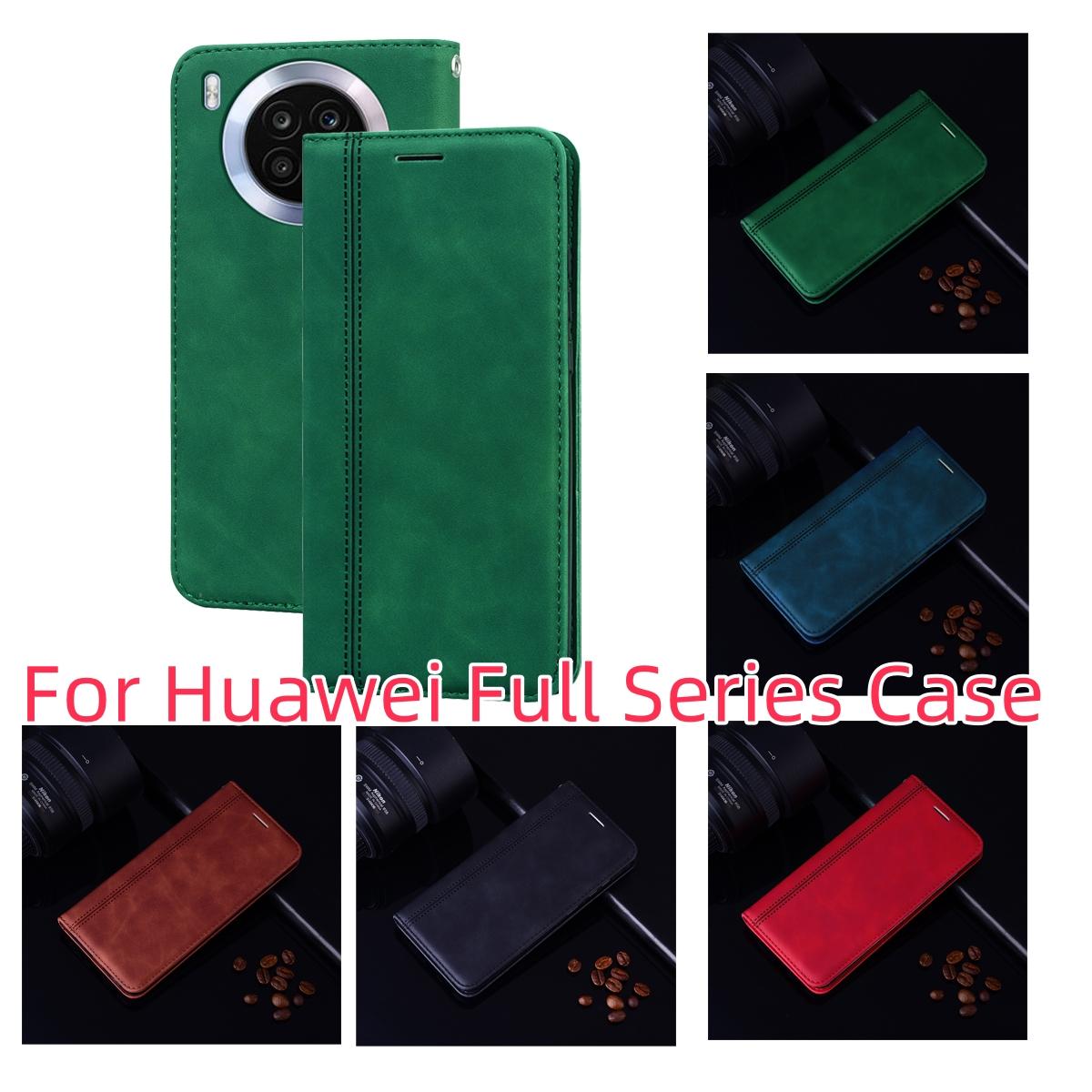 

Для Huawei Full Series Case Многофункциональный чехол-кошелек из искусственной кожи в деловом стиле Стильный и функциональный с отделениями для карт и функцией подставки