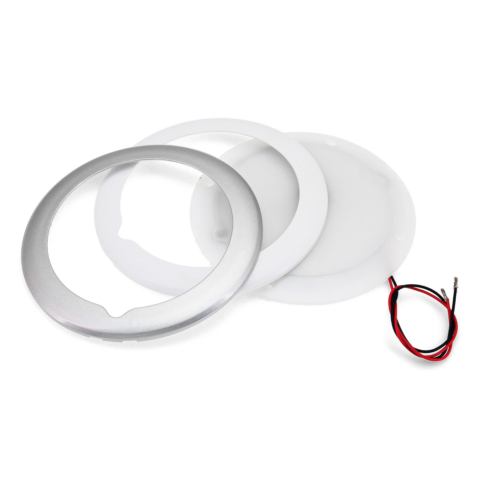 

12 В RV Interior Camper Reading Roof Lights Встраиваемые светодиодные потолочные светильники Панельные потолочные светильники для автодомов Caravan Boat Downlights