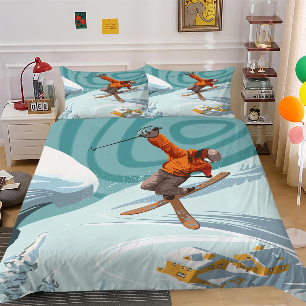 Bettwäschesets Bettwäsche Outdoor Extremsport Kissenbezug Heim Bettwäsche Bettbezug-Set